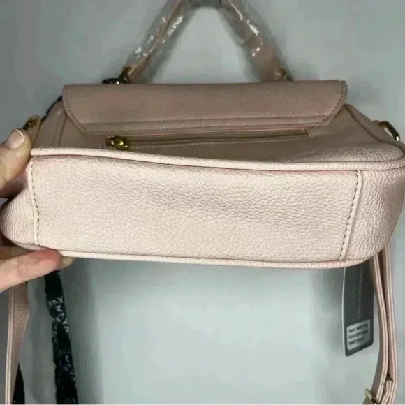 Marc New York Crossbody Handbag Purse Pebbled Leather Blush Pink NWT Chic Classy - Picture 8 of 11